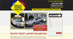 Desktop Screenshot of phillyticketlawyer.com